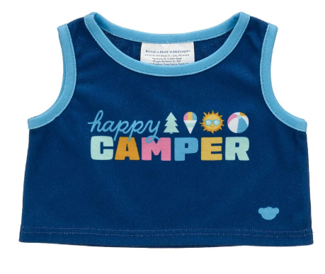 Build-A-Bear Happy Camper  Tank